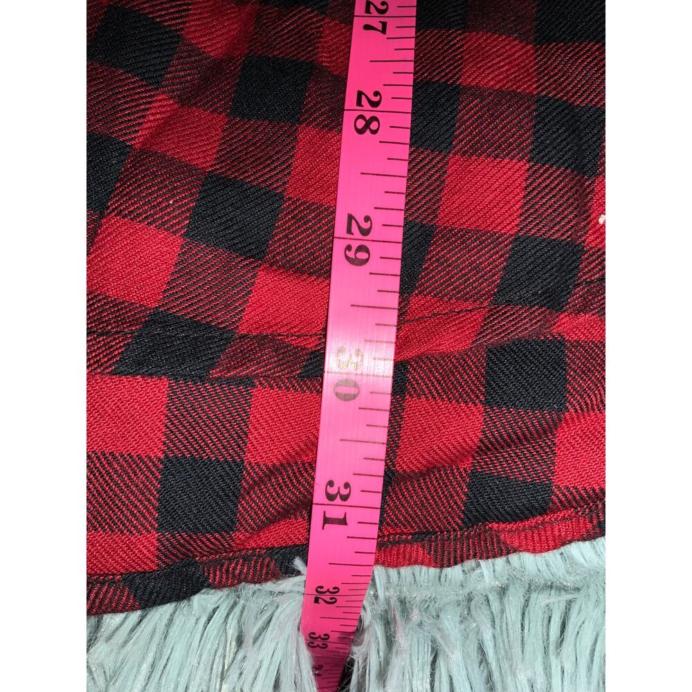 Harley Davidson Red Plaid Patchwork Button Up Shi… - image 8